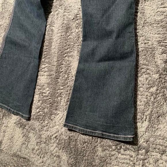 Y2K Grunge washed black Flared Jeans - Picture 3 of 8